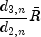 frac{d_{3,n}}{d_{2,n}}bar{R}